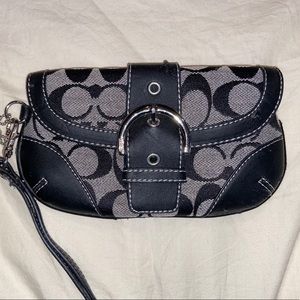 BLACK COACH WRISTLET